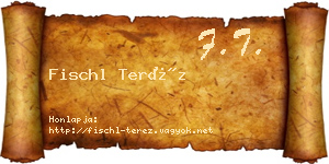 Fischl Teréz névjegykártya